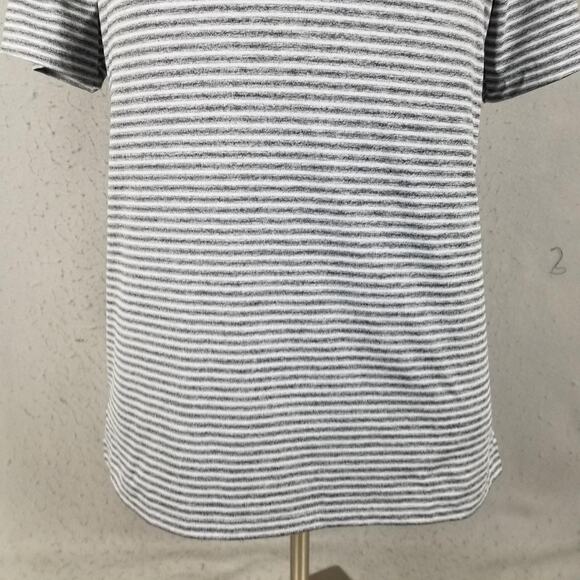 Nike Dri-FIT Polo Shirt Mens Medium Gray Striped Golf Tiger Woods AdventHealth - Picture 3 of 13